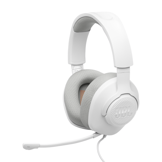 JBL Quantum 100M2 - White - Wired over-ear gaming headset with detachable mic and mute option - Detailshot 3 image number null